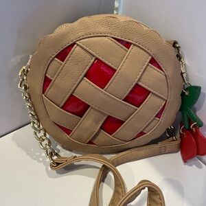 Betsey Johnson Sweet as Cherry Pie Crossbody- Rare